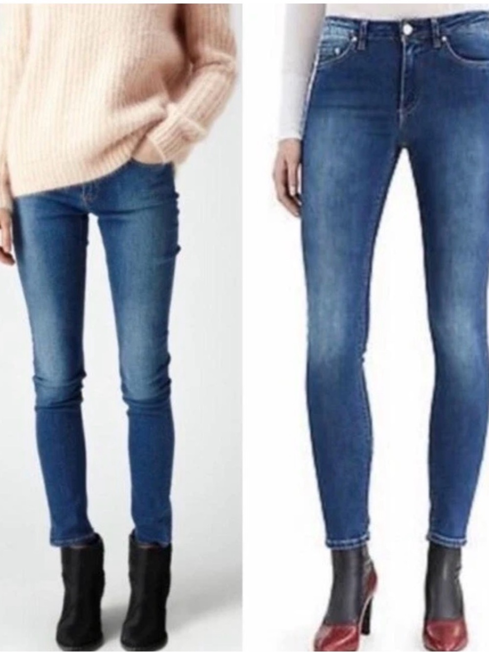 Acne Studios Skin 5 Used Blue Jeans Size 29 14” Waist